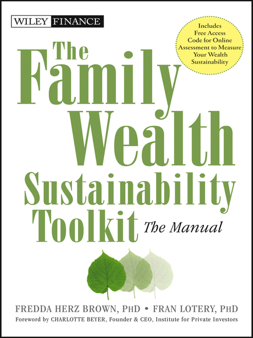 Title details for The Family Wealth Sustainability Toolkit by Fredda Herz Brown - Available